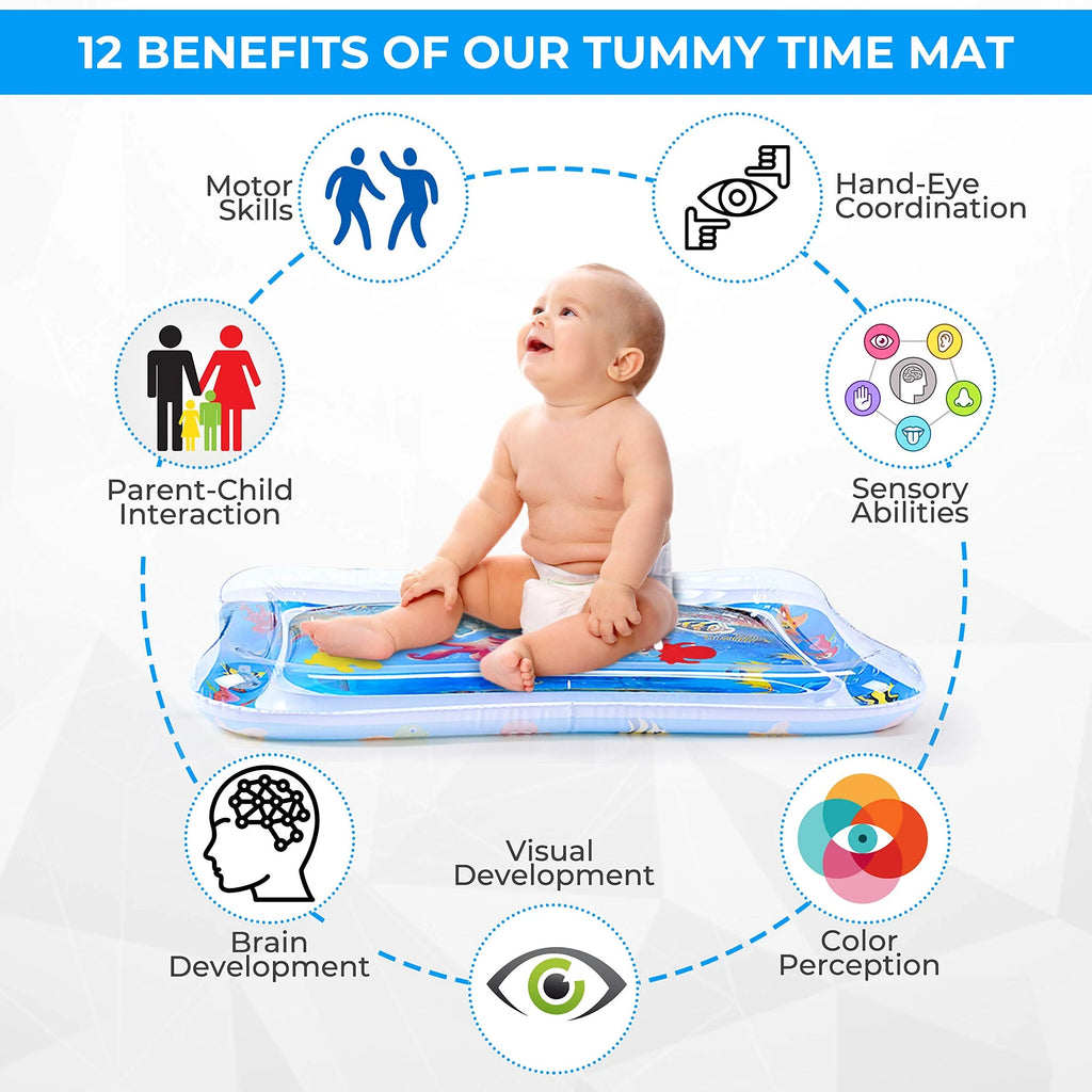 Muscle Strengthening and Sensory Development inflatable water Play Mat For toddlers