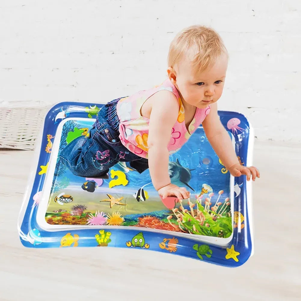 Inflatable water play mat for toddlers