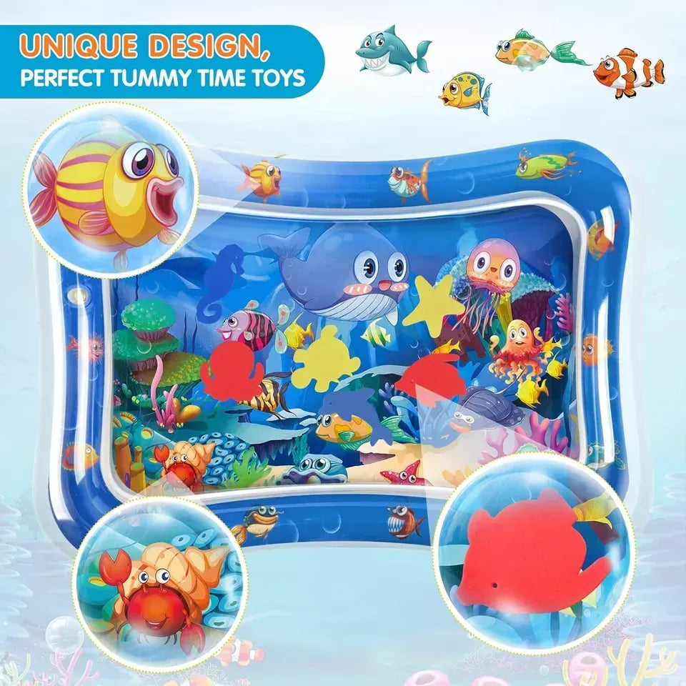 Inflatable water play mat for toddlers