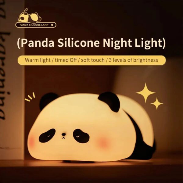 Cute Panda Lamp for kids and Girls Room