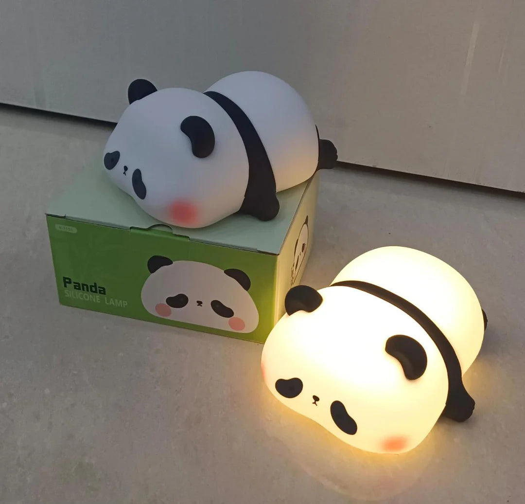 Cute panda night lamp for kids and girls room