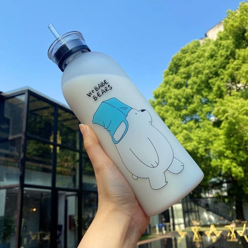 WE Bare Bears Cute Water Bottle - 1000ML
