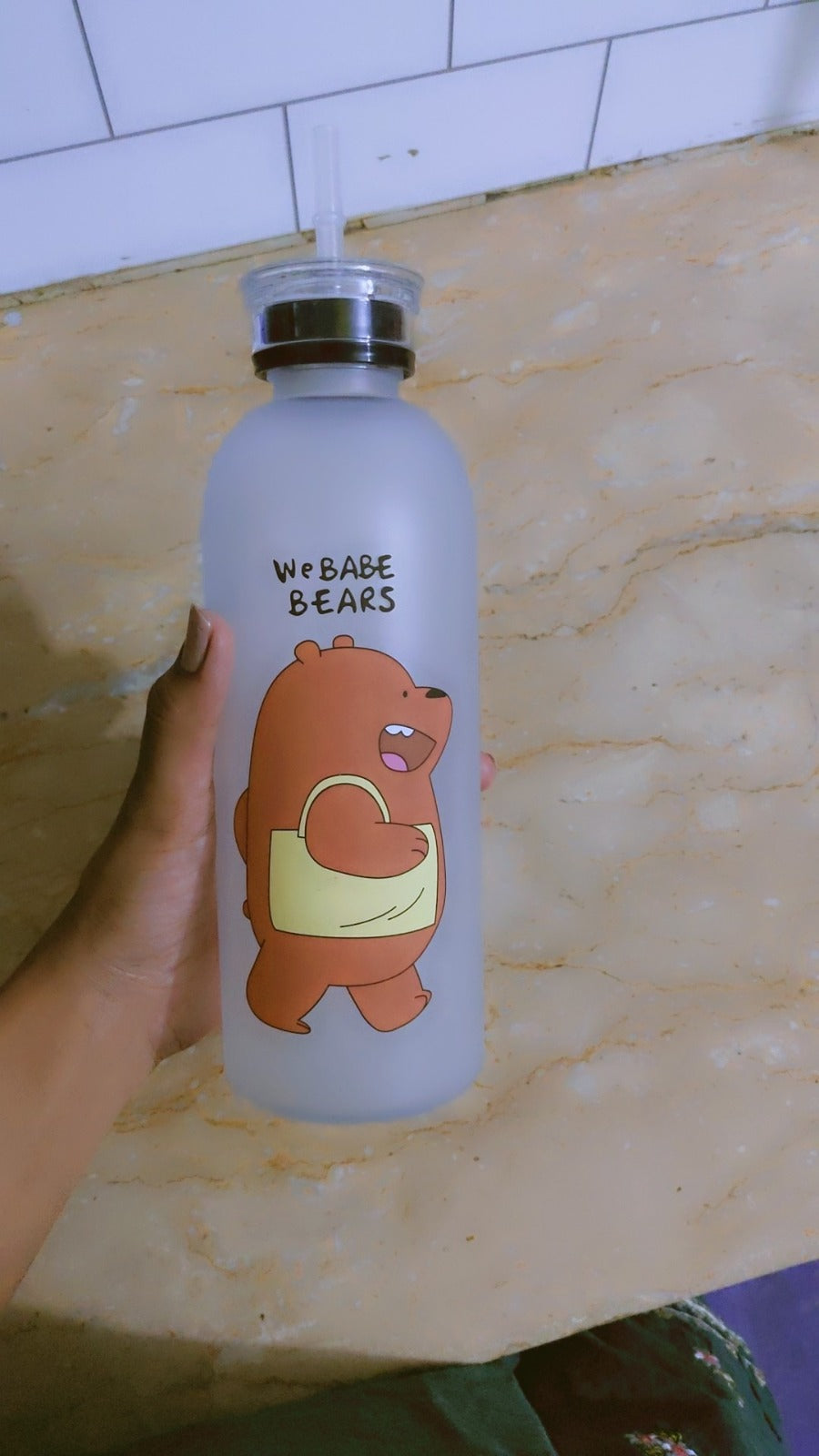 WE Bare Bears Cute Water Bottle - 1000ML