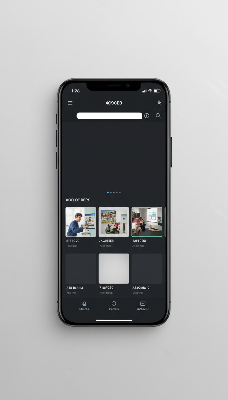 Graphite Bold Shopify theme for phone
