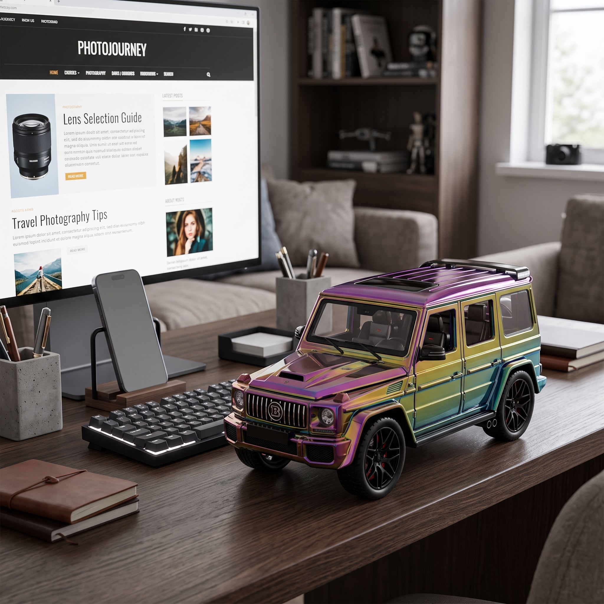 Mercedes AMG G63 Crystal Color Diecast 1:32 Scale