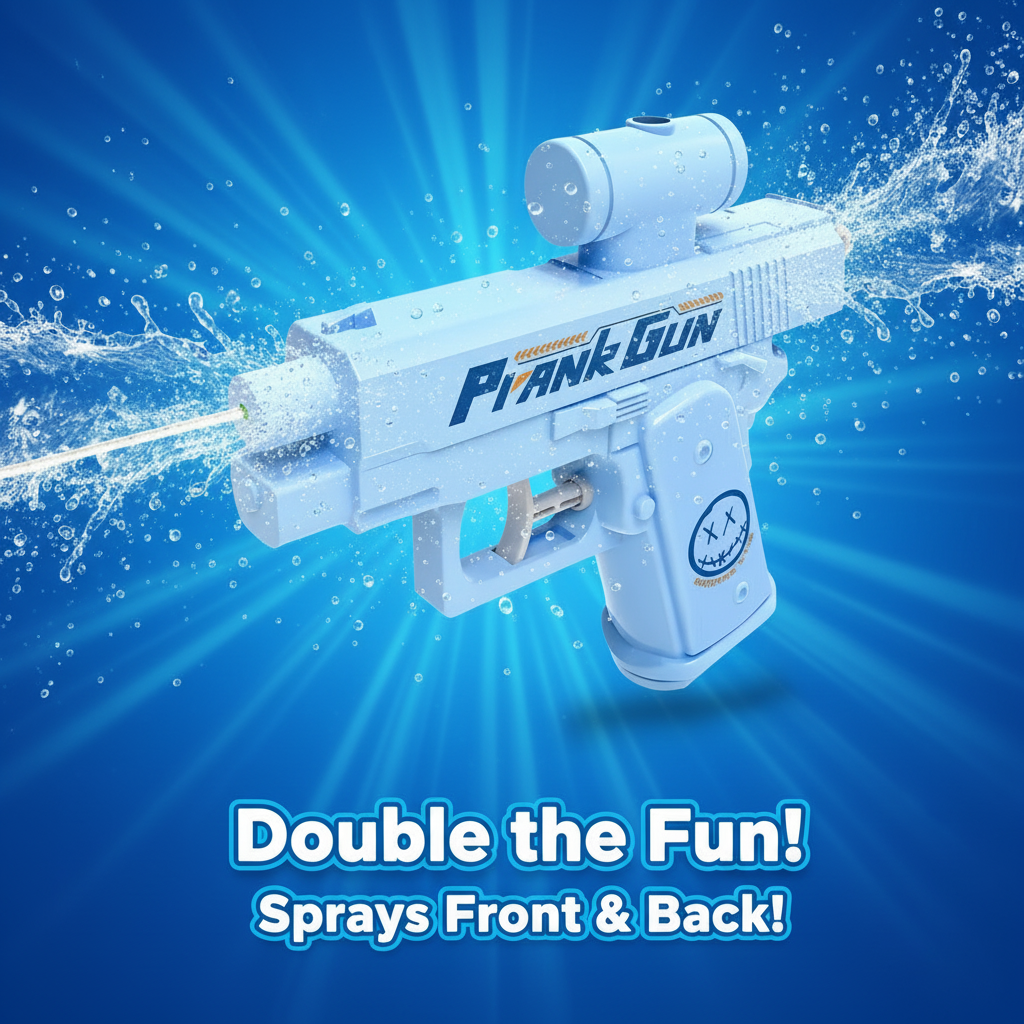 Two-way prank water gun toy