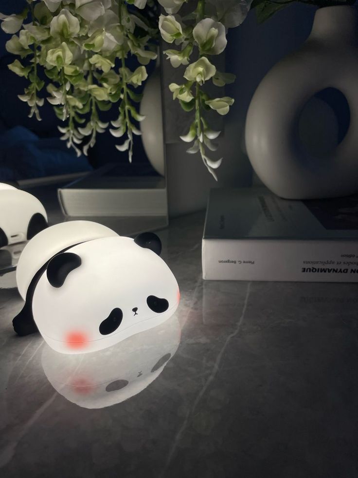 Cute Panda Lamp for kids and Girls Room