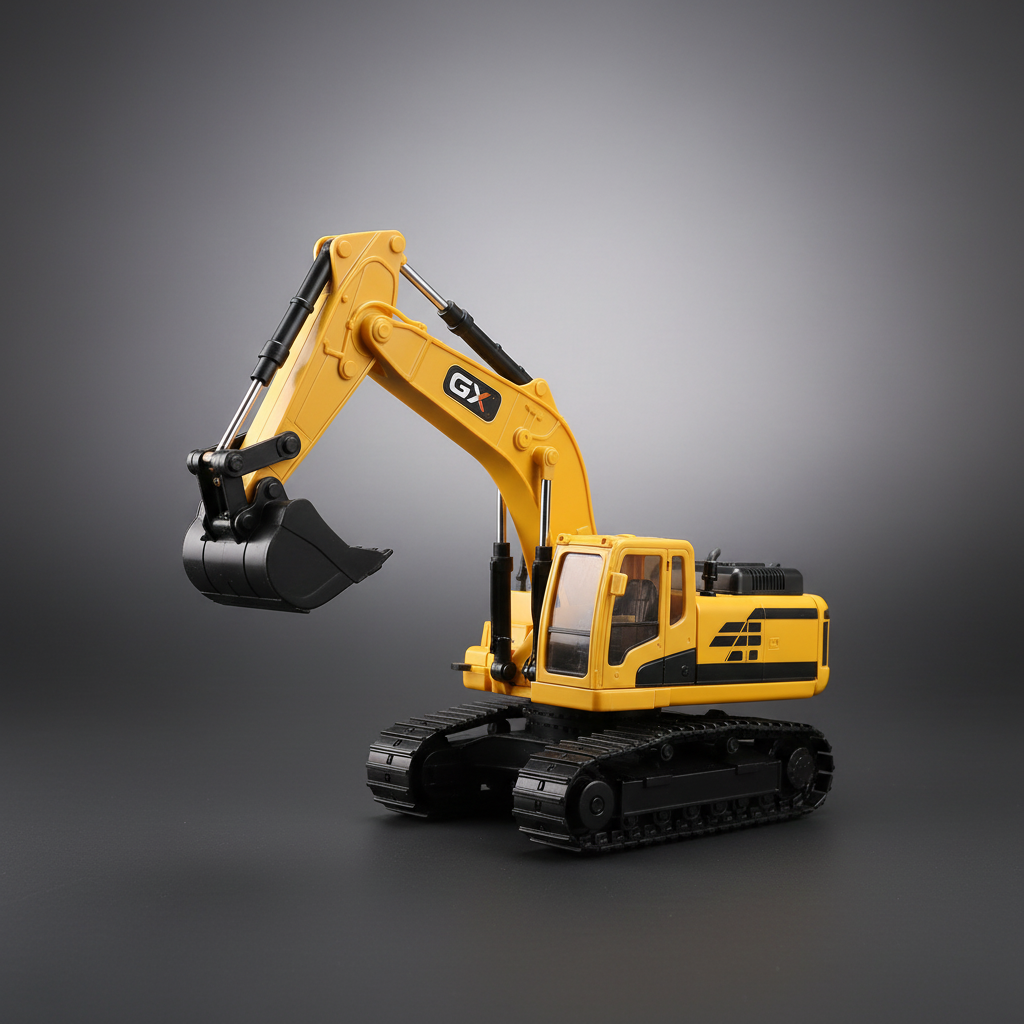 RC construction excavator truck toy for kids