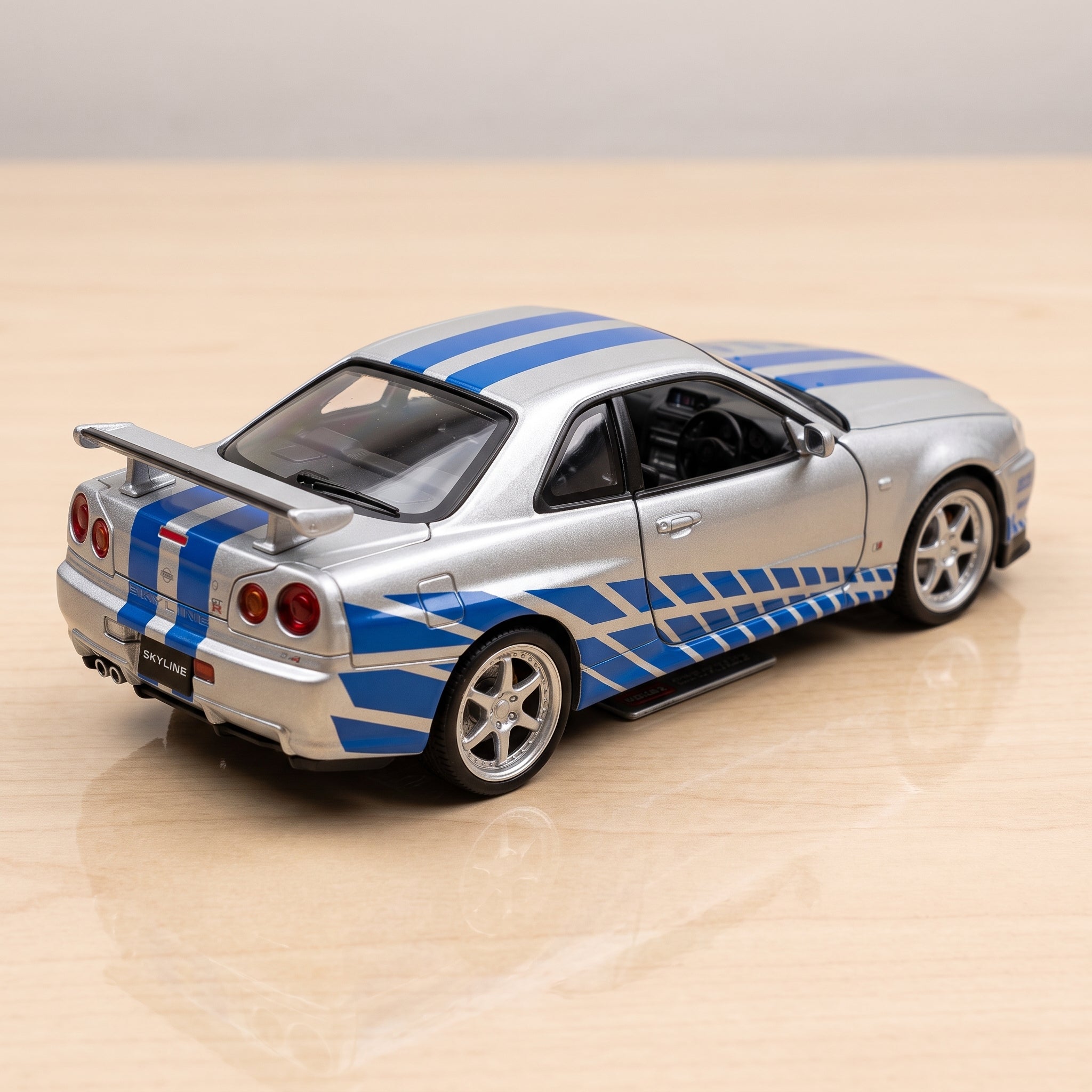 Nissan Skyline Gtr R34 Diecast Model 1:32 Scale