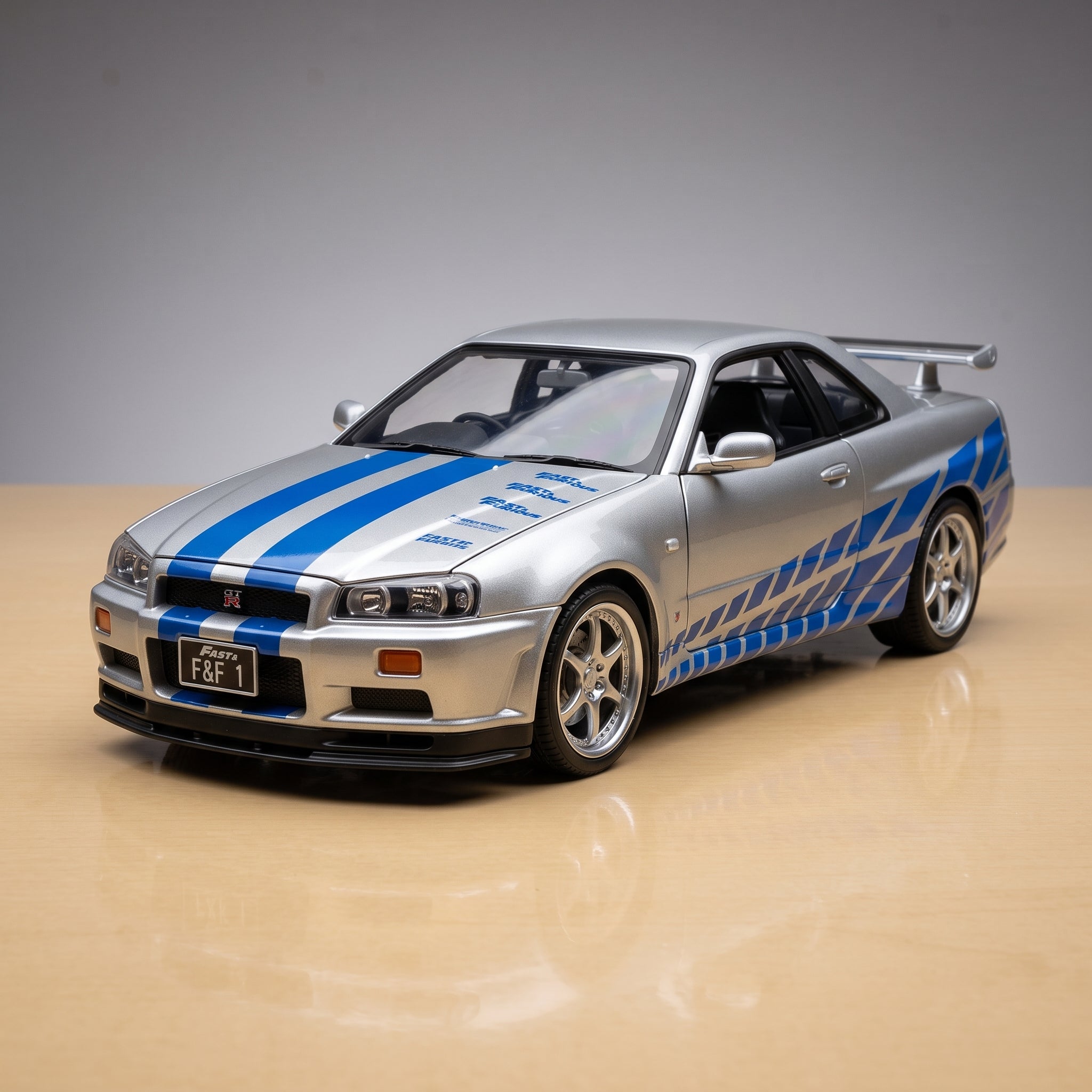 Nissan Skyline Gtr R34 Diecast Model 1:32 Scale