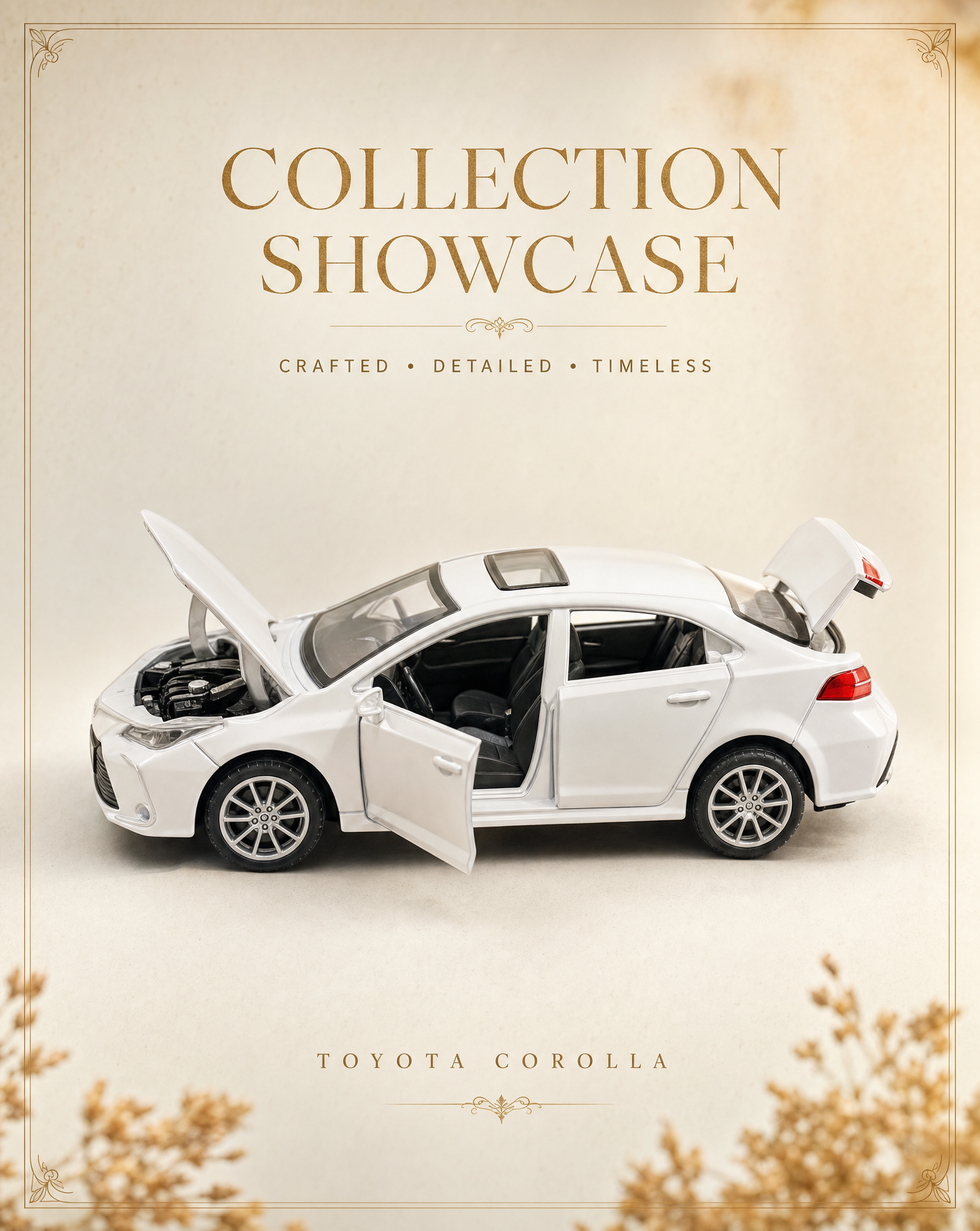 Toyota Corolla 1:32 With light and Sound System