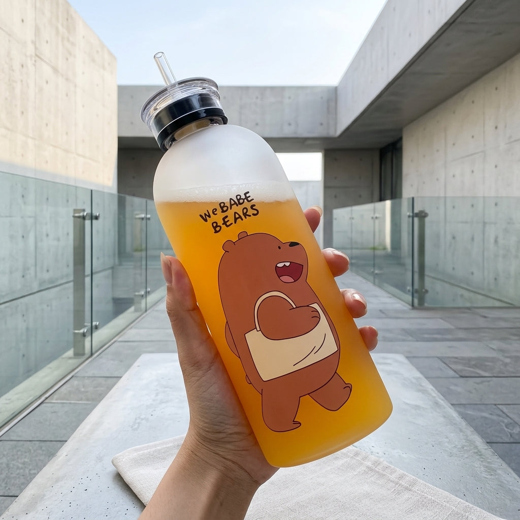 WE Bare Bears Cute Water Bottle - 1000ML