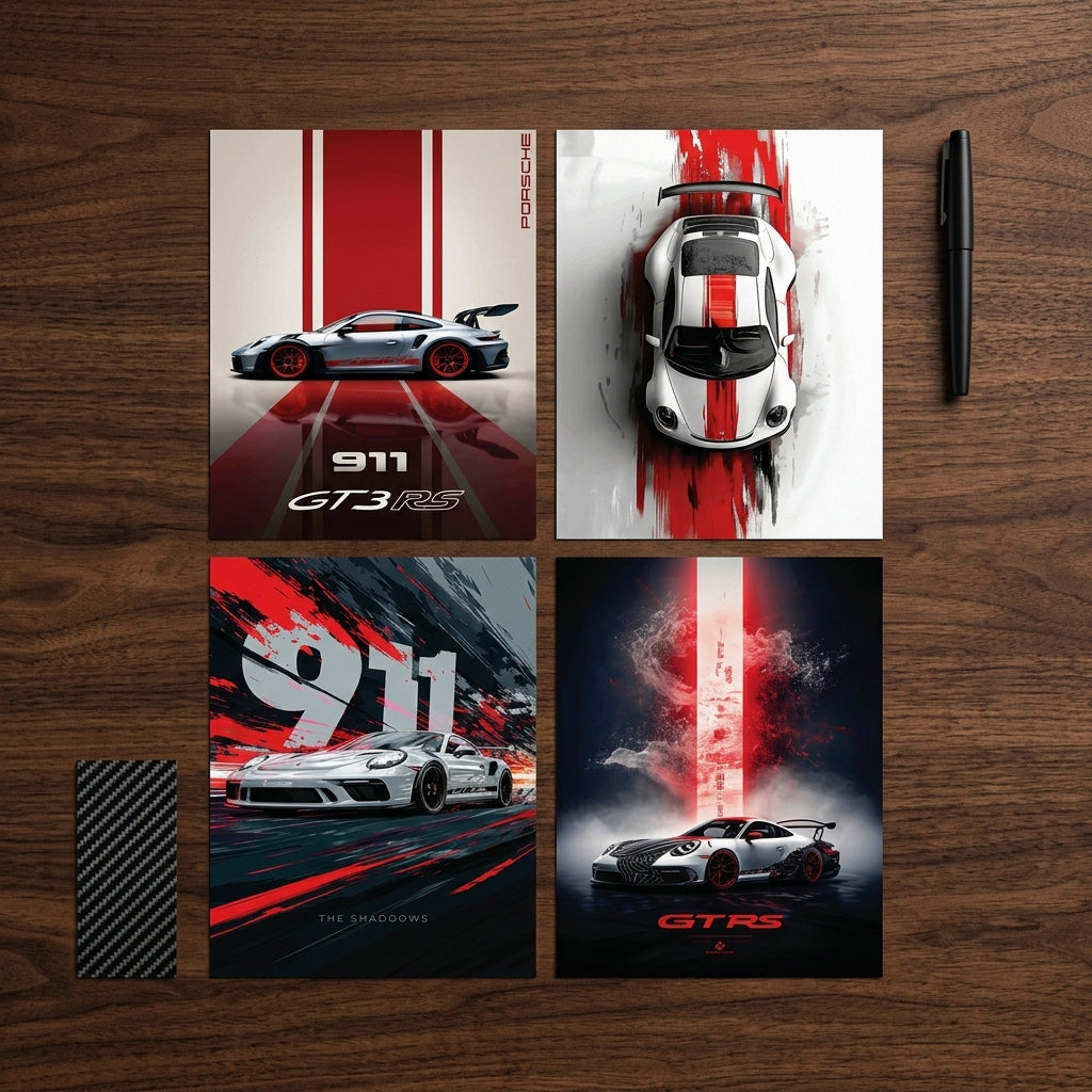 Set of 4 Aesthetic Phototile Wall Frames