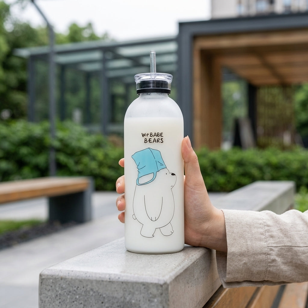 WE Bare Bears Cute Water Bottle - 1000ML