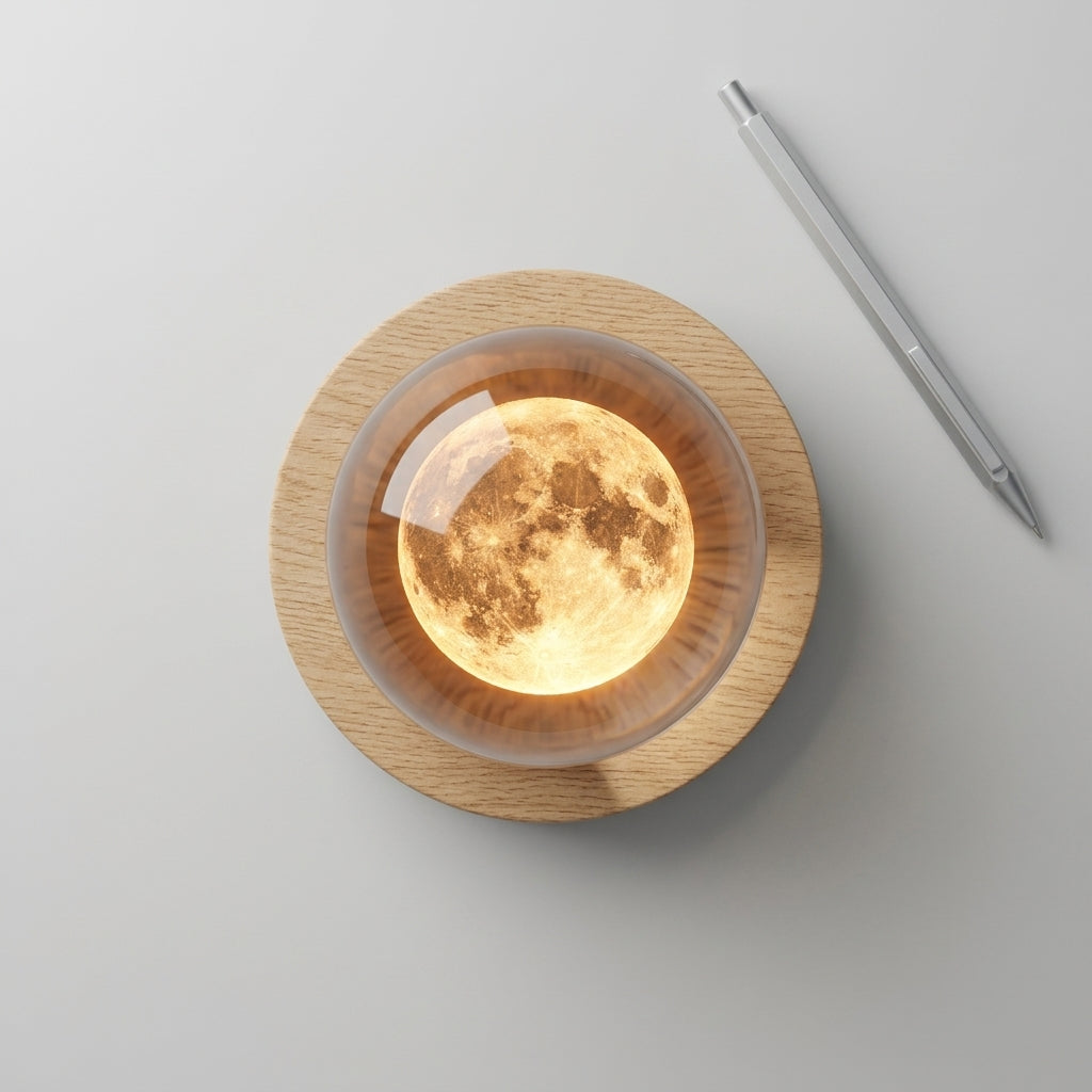 Aesthetic Moon Lamp for Kids and Girls Room Decor